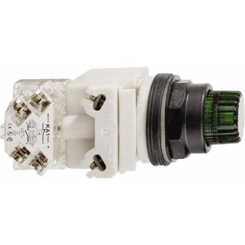 Main product image of Push-Button Switch, 30 mm Mounting Hole Dia, Momentary, NC/NO, 600VAC, 9001SK2L1GH13