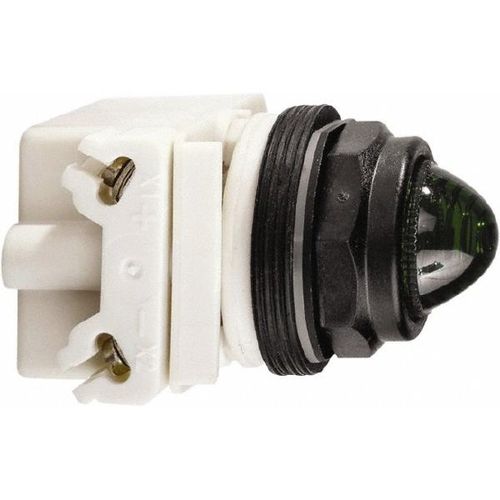 Main product image of 120 VAC/VDC Green Lens Incandescent Pilot Light, Screw Clamp, 9001SKP1G9