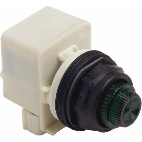 Main product image of 120 VAC Green Lens LED Pilot Light, 9001SKP1LGG31