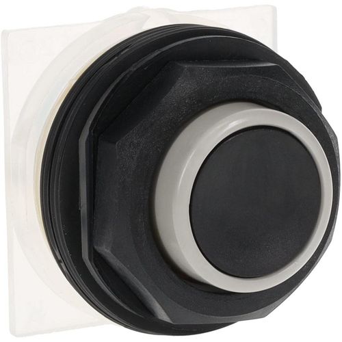 Main product image of Push-Button Switch, 30 mm Mounting Hole Dia, Momentary, Black Pushbutton, Momentary, 9001SKR3B