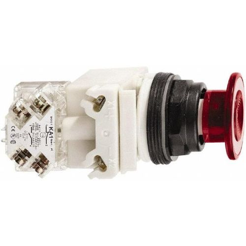 Main product image of Push-Button Switch, 30 mm Mounting Hole Dia, Maintained, 28V, Illuminated, 9001SKR9P35LRR