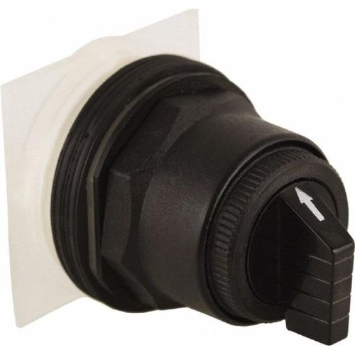 Main product image of Selector Switch, 3 Positions, Momentary (MO), Black Knob & Push Button, 9001SKS53B