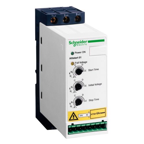 Main product image of Soft Starter, Altistart 01, 5.5kW, 380 to 415V, ATS01N212QN
