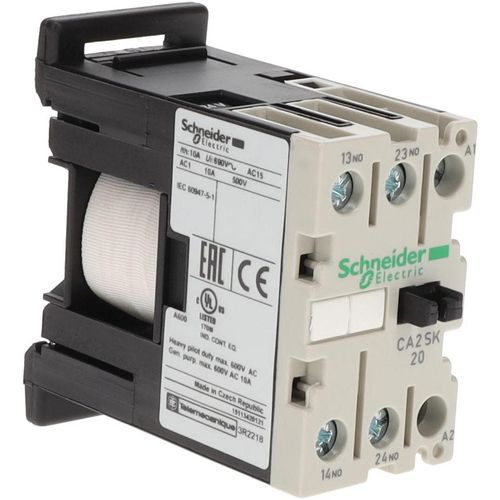 Main product image of 2NO, 24 VAC at 50/60 Hz Control Relay DIN Rail Mount, CA2SK20B7