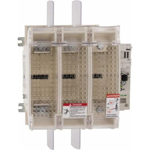 Main product image of 3 Pole, 600 Volt, 200 Amp, Pressure Plate Fuse Holder Compatible with J Class, 196mm Wide Fuse, GS2MU3N