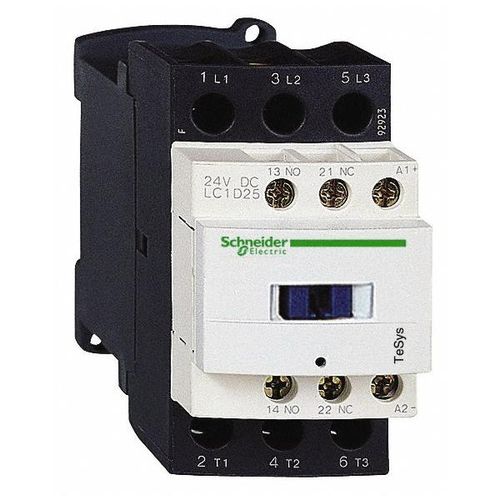 Main product image of 3 Pole Contactor, NC & NO 24VDC, TeSys Deca, LC1D25BL