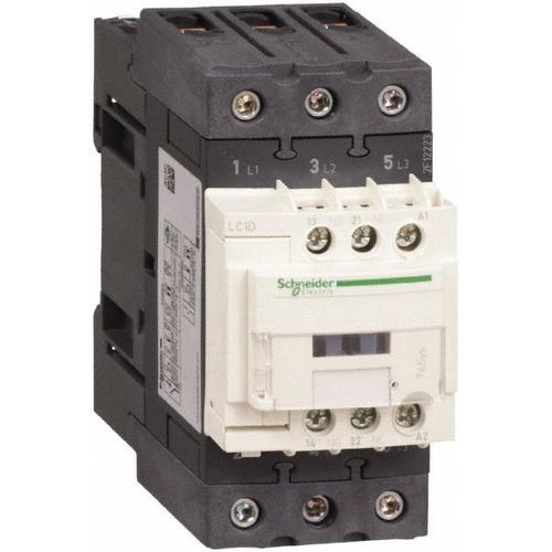 Main product image of 3 Pole Contactor, NC & NO 240Vac at 50/60 Hz, TeSys Deca, LC1D50AU7