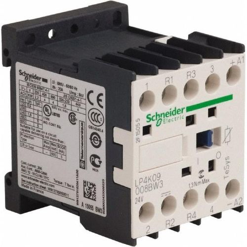 Main product image of 4 Pole Contactor, 24VDC, TeSys K, LP4K09008BW3
