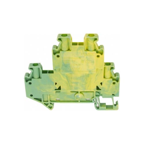Main product image of 1 Pole 1 000 Volt -40 to 266°F DIN Rail Mount Polyamide Grounding Terminal Block 26 to 12 AWG, NSYTRV24DPE