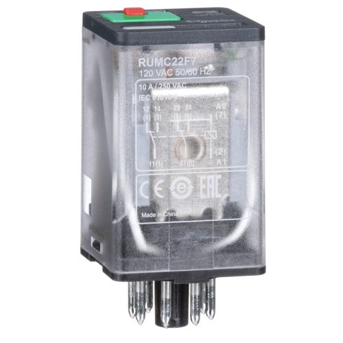 Main product image of Plug-In Relay, 10AA, LED, RUMC22F7