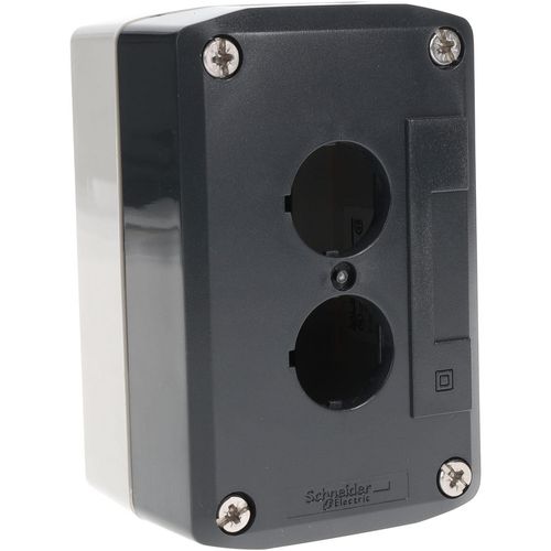 Main product image of 2 Hole, 22mm Hole Diameter, Polycarbonate Pushbutton Switch Enclosure, XALD02H7