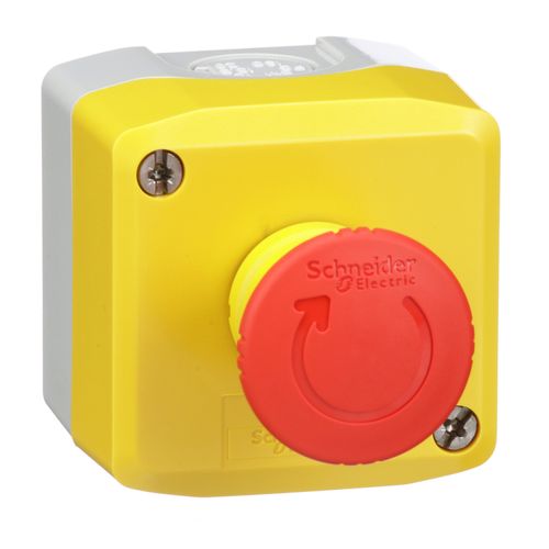 Main product image of Push Button, 40mm, Yellow, Mushroom, XALK178FH7
