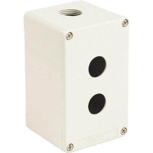 Main product image of 2 Hole, 1.58 Inch Hole Diameter, Zinc Alloy Pushbutton Switch Enclosure, XAPG29502