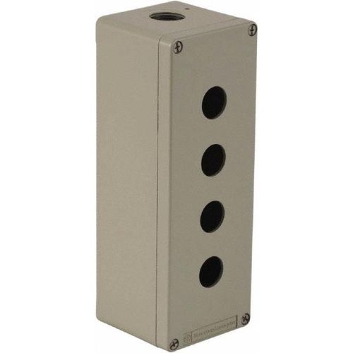 Main product image of 4 Hole, 1.58 Inch Hole Diameter, Zinc Alloy Pushbutton Switch Enclosure, XAPG49504
