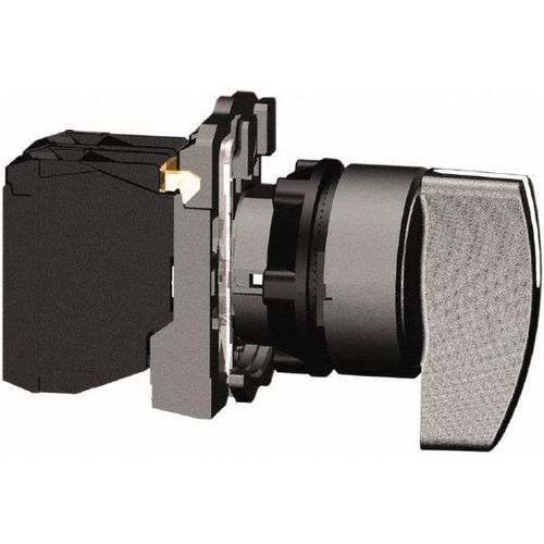 Main product image of Selector Switch with Contact Blocks, 3 Positions, Maintained (MA), Black Handle, XB5AJ33