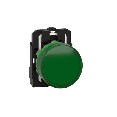Main product image of Pilot Light, Harmony XB5, 22mm, Grey, LED, 120 VAC, XB5AVG3