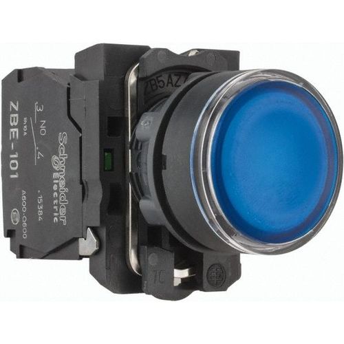 Main product image of Push-Button Switch, 22 mm Mounting Hole Dia, Momentary, NC/NO, Illuminated, LED, XB5AW36B5