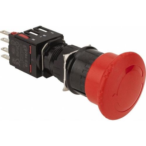 Main product image of Push-Button Switch, 16 mm Mounting Hole Dia, Maintained & Momentary, NC, XB6AS8342B