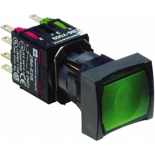 Main product image of Push-Button Switch, 16 mm Mounting Hole Dia, Momentary, NC/NO, Illuminated, LED, XB6DW3B5B
