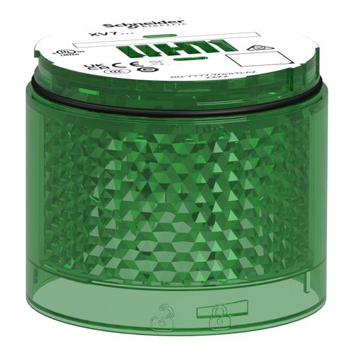 Main product image of Tower Light Module, Harmony XVB7, 70mm, Green, Blinking, XVB7C53