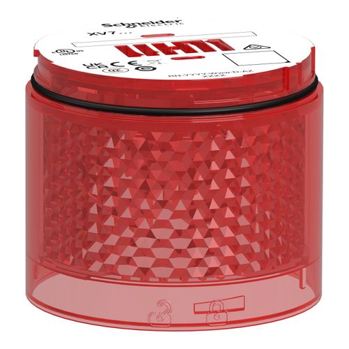 Main product image of Tower Light Module, Harmony XVB7, 70mm, Red, Flashing, XVB7C64