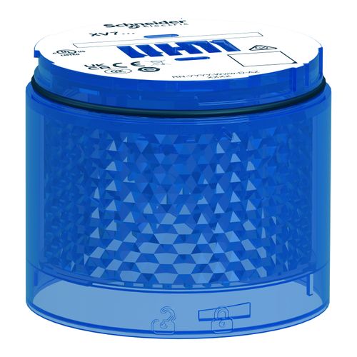 Main product image of Tower Light Module, Harmony XVB7, 70mm, Blue, Flashing, XVB7C66