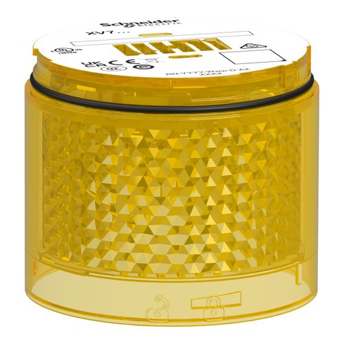 Main product image of Tower Light Module, Harmony XVB7, 70mm, Yellow, Flashing, XVB7C68