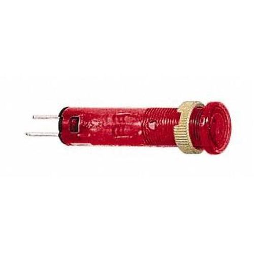 Main product image of 24 V Red Lens LED Pilot Light, Quick Connect Connector, XVLA234