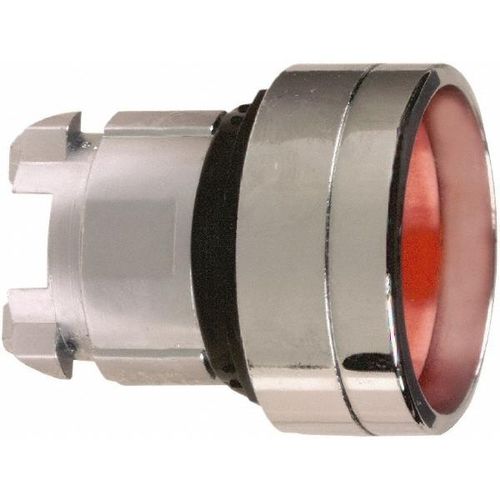 Main product image of Push-Button Switch, 22 mm Mounting Hole Dia, Momentary, Round, Red Pushbutton, Nonilluminated, Momentary, ZB4BA46