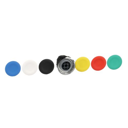 Main product image of Push Button, 22mm, Black, Flush, ZB4BA9
