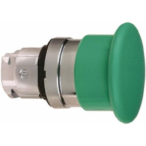 Main product image of Push-Button Switch, 22 mm Mounting Hole Dia, Momentary, Round, Green Pushbutton, Nonilluminated, Momentary, ZB4BC3