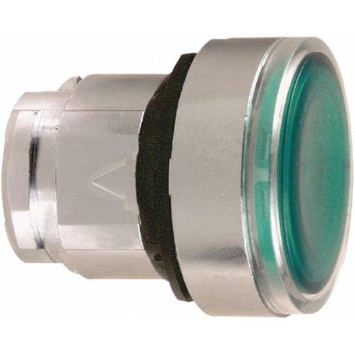 Main product image of Green Push-Button Switch, 22 mm Mounting Hole Dia, Maintained, Illuminated, LED, ZB4BH033
