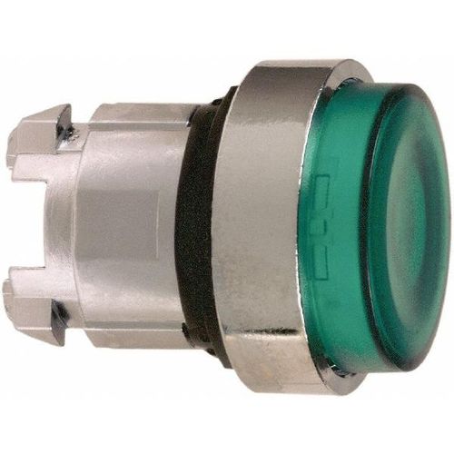 Main product image of Green Push-Button Switch, 22 mm Mounting Hole Dia, Maintained, Illuminated, LED, ZB4BH33