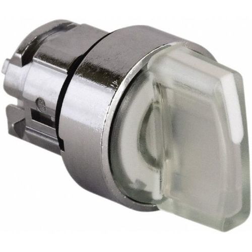 Main product image of 3 Position Selector Switch, Momentary (MO), White Handle NEMA13 & 4X, ZB4BK1513