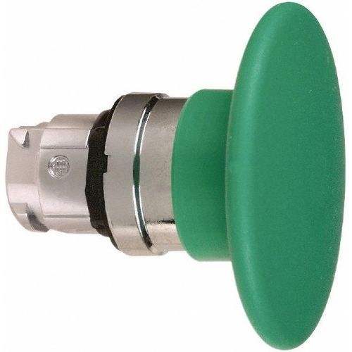 Main product image of Push-Button Switch, 22 mm Mounting Hole Dia, Momentary, Round, Green Pushbutton, Nonilluminated, Momentary, ZB4BR3