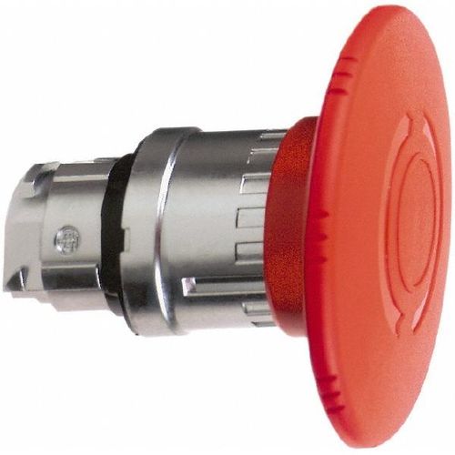 Main product image of Push-Button Switch, 22 mm Mounting Hole Dia, Maintained & Momentary, Round, Red Pushbutton, Maintained, Momentary, ZB4BS864