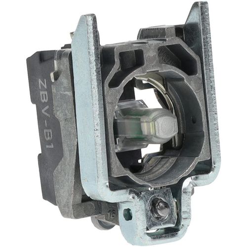 Main product image of 24 VAC/VDC at 50/60 Hz White Lens LED Indicating Light, Screw Connector, ZB4BVB1