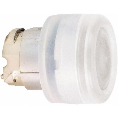 Main product image of Push-Button Switch, 22 mm Mounting Hole Dia, Momentary, Round, White Pushbutton, Nonilluminated, Momentary, ZB4BW513