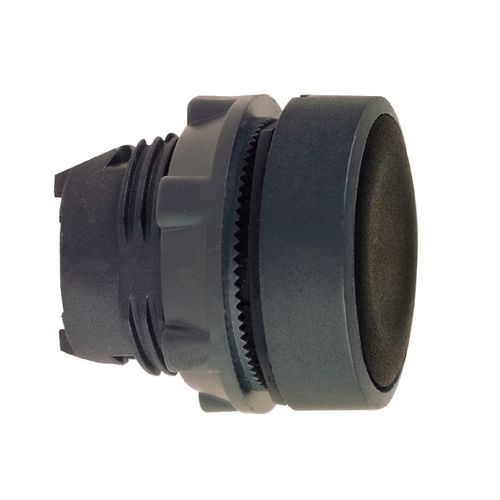 Main product image of Push Button, 22mm, Black, Flush, ZB5AA2