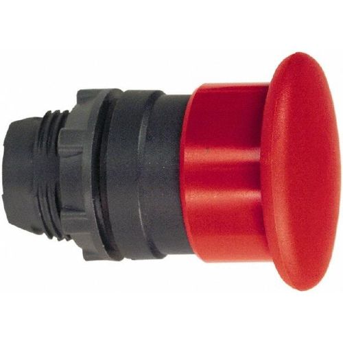 Main product image of Push-Button Switch, 22 mm Mounting Hole Dia, Momentary, Round, Red Pushbutton, Nonilluminated, Momentary, ZB5AC4