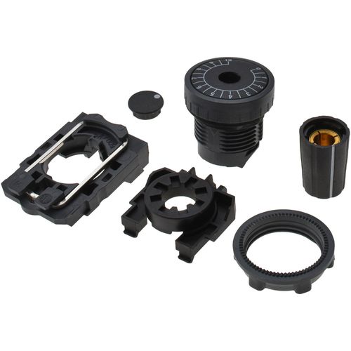 Main product image of 22mm, White Markings, Selector Switch Head and Mounting Base, ZB5AD922