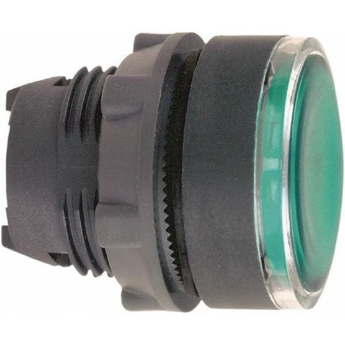 Main product image of Green Push-Button Switch, 22 mm Mounting Hole Dia, Maintained, Illuminated, ZB5AH033