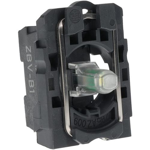 Main product image of 24 VAC/VDC at 50/60 Hz White Lens LED Indicating Light, Screw Clamp, ZB5AVB1