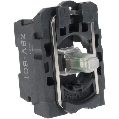 Main product image of 24-120 V White Lens LED Indicating Light, Screw Clamp, ZB5AVBG1