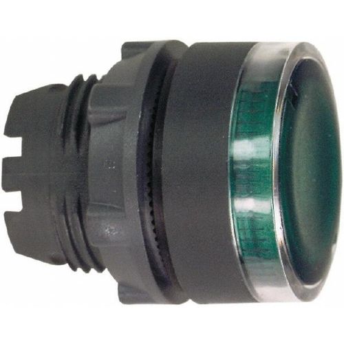 Main product image of Green Push-Button Switch, 22 mm Mounting Hole Dia, Momentary, Illuminated, ZB5AW33