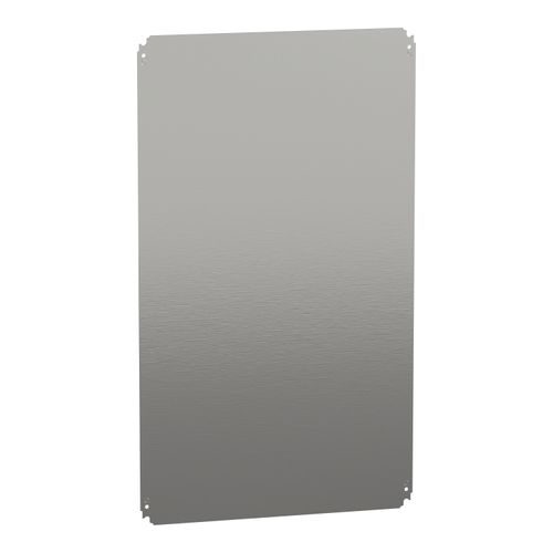 Main product image of Plain Mounting Plate, for Electrical Enclosure, H1000xw600mm, Galvanised Steel