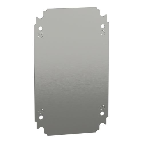 Main product image of Plain Mounting Plate H300xw200mm, Galvanised Steel