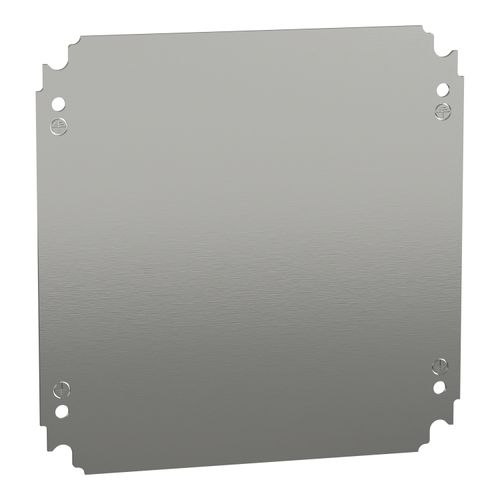 Main product image of Plain Mounting Plate, for Electrical Enclosure, H300xw300mm, Galvanised Steel