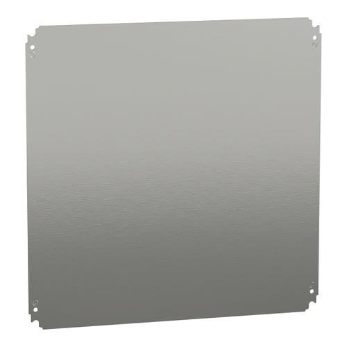 Main product image of Plain Mounting Plate, for Electrical Enclosure, H600xw600mm, Galvanised Steel