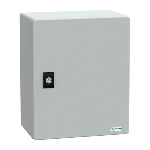 Main product image of Wall Mounted Polyester Electrical Enclosure, Thalassa PLM, Plain Door, 308x255x160mm, LP66, IK10, RAL7035